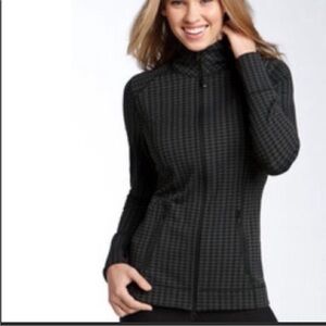 Zella Houndstooth Full Zip Jacket